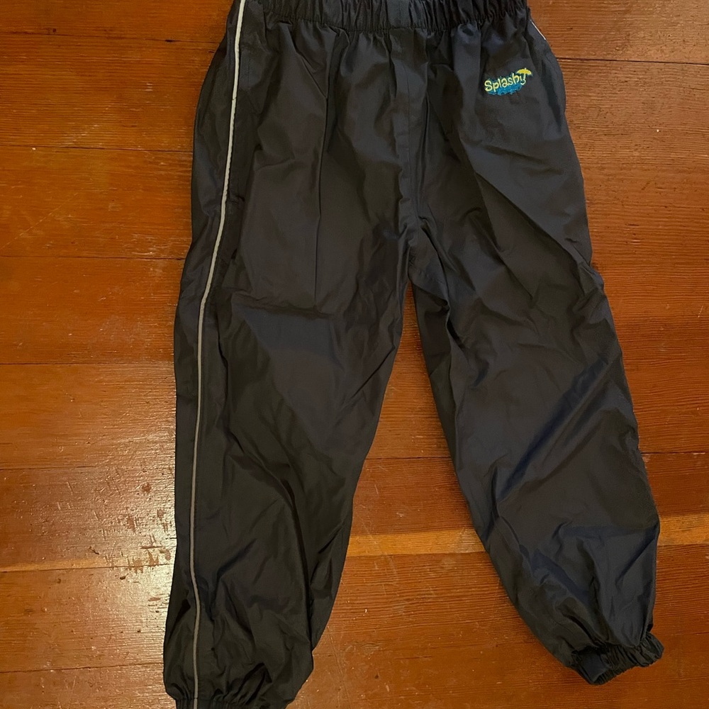 Splashy toddler 2T rain pants, stretchy waistband